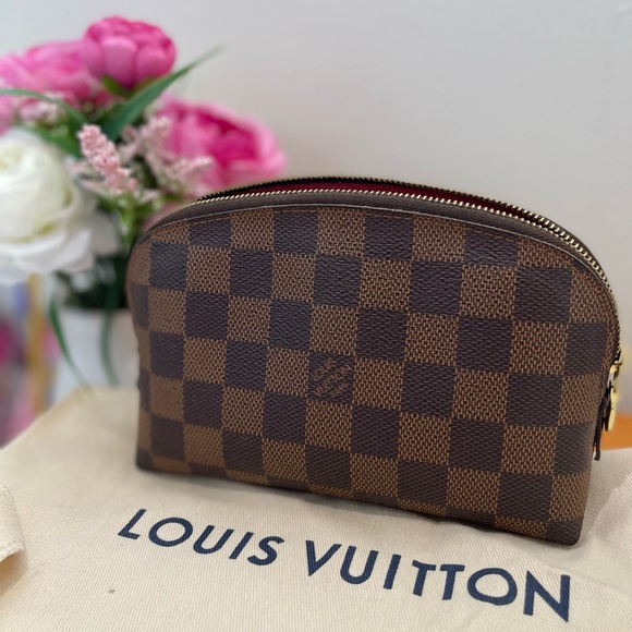 Authentic Louis Vuitton Damier Ebene Cosmetic Pouch - Picture 1 of 1